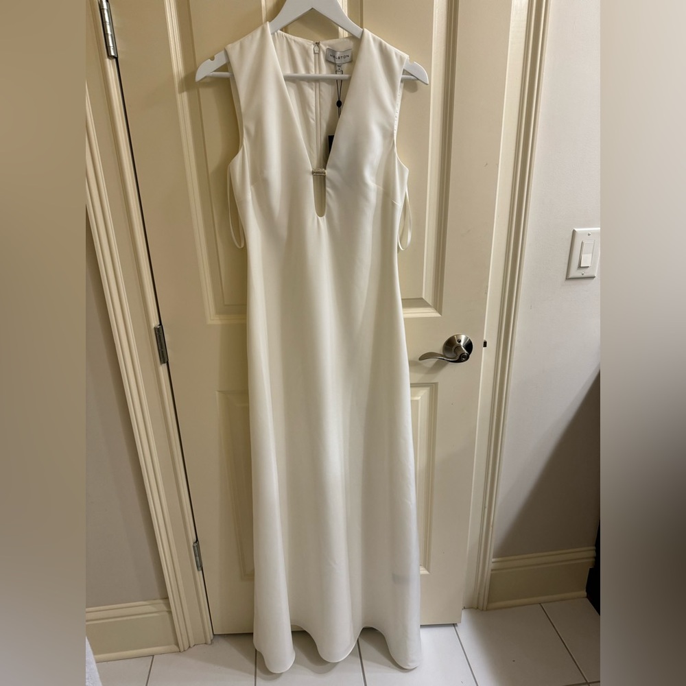 HALSTON RENÉE GOWN IN STRETCH CREPE - Picture 2 of 10